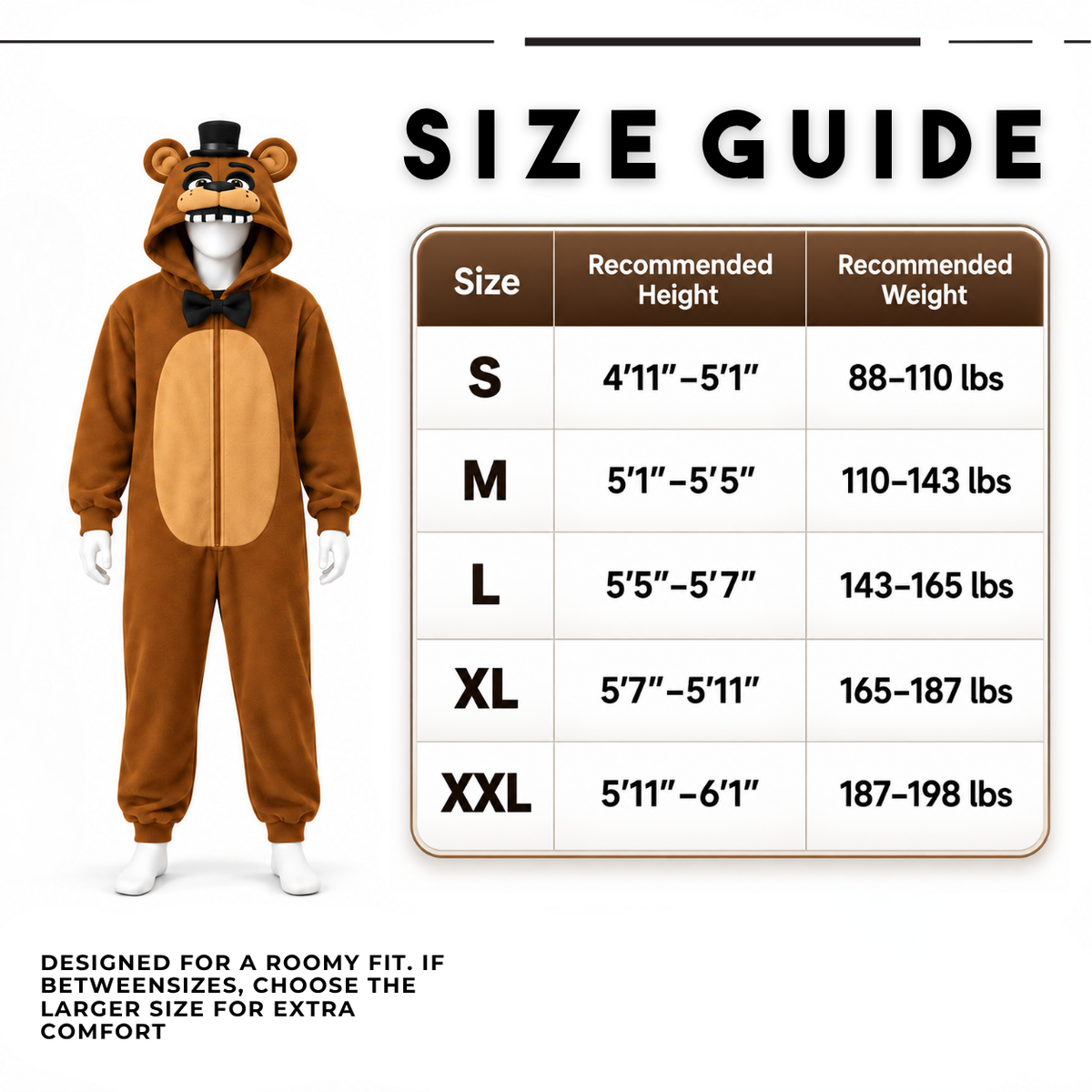 Freddy Onesie Pajama