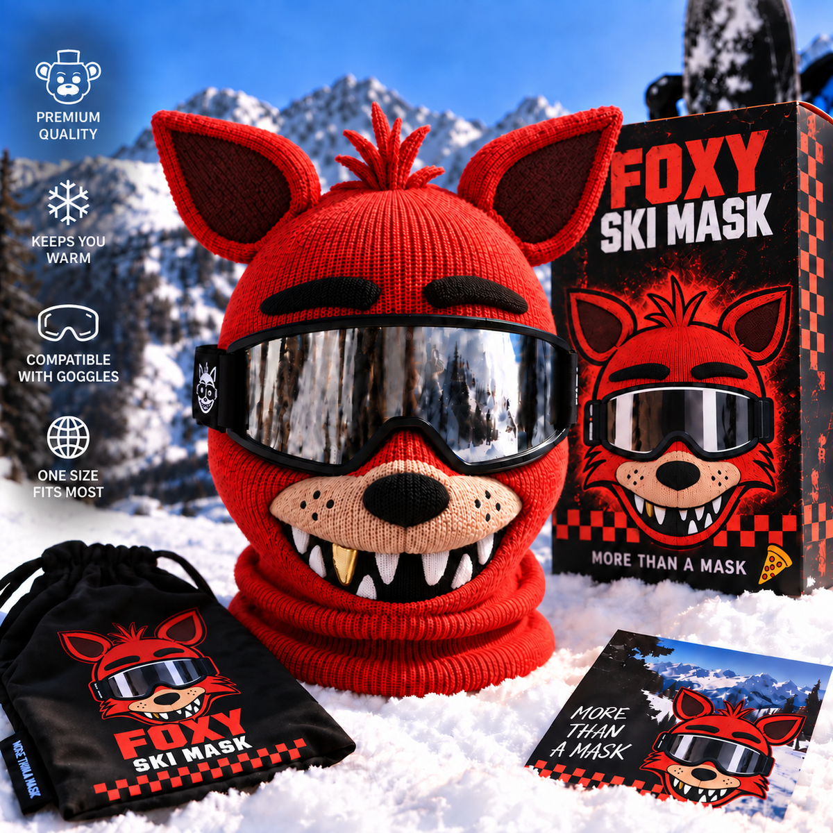 Foxy ski mask