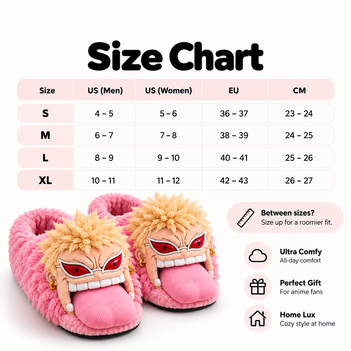 Donquixote Doflamingo Plush Slippers