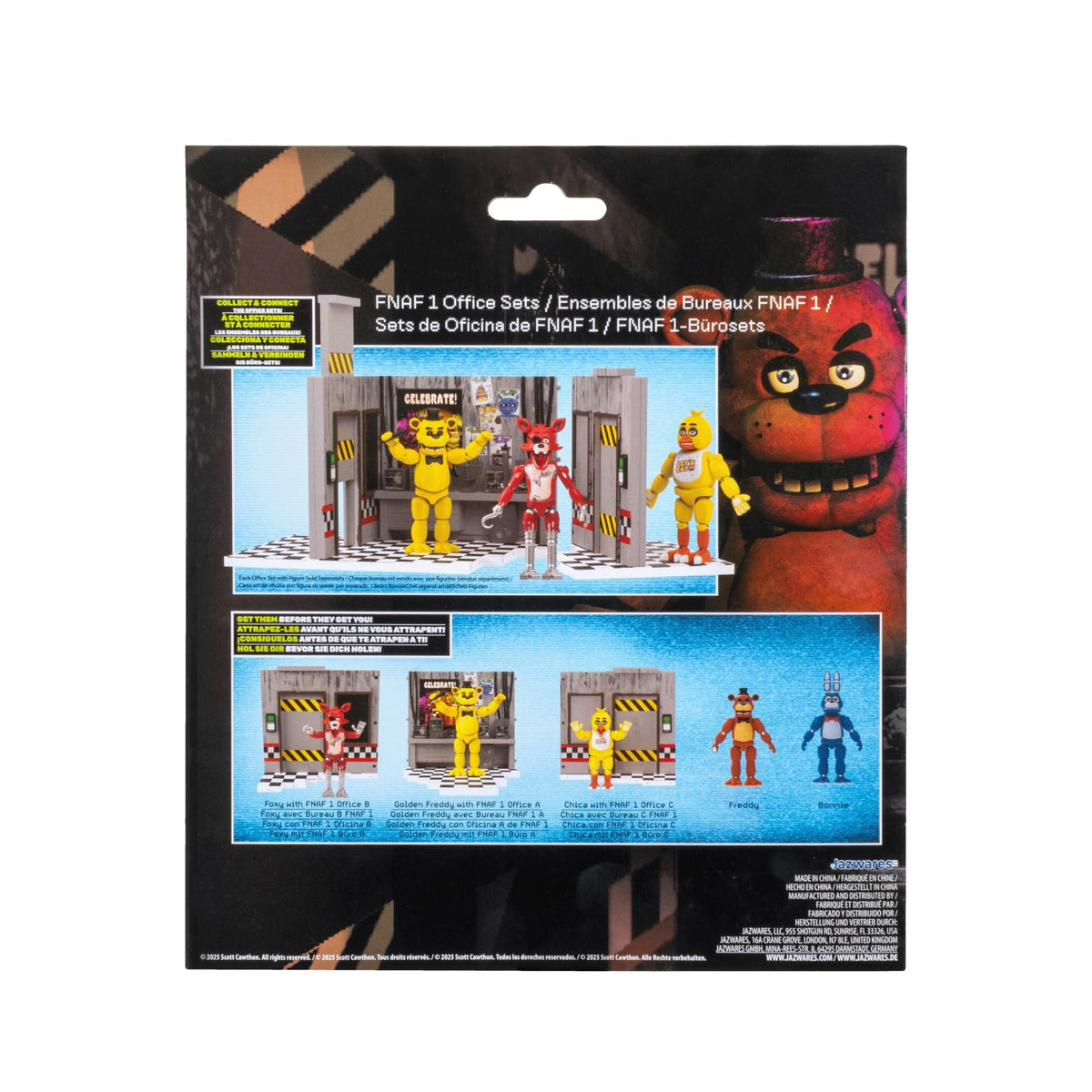 Golden Freddy Office Set - 12 Cm Articulated Figure