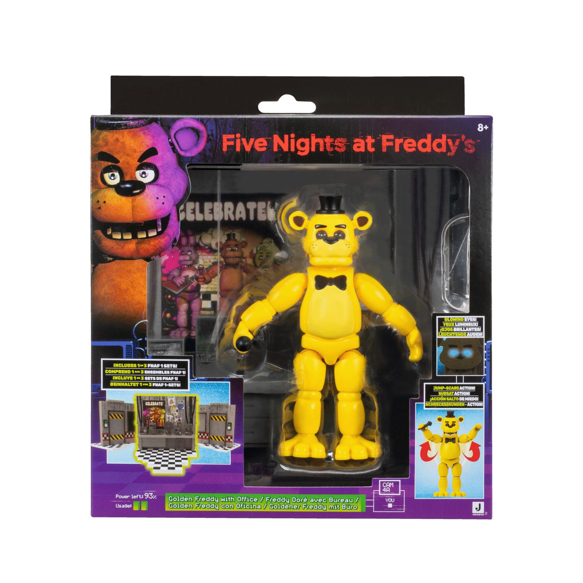 Golden Freddy Office Set - 12 Cm Articulated Figure