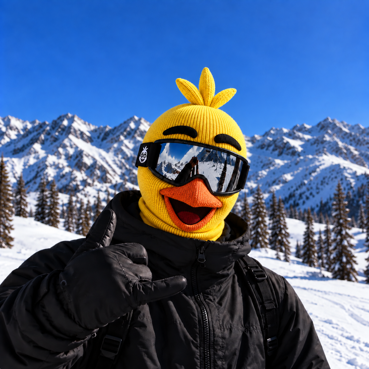 Chica ski mask