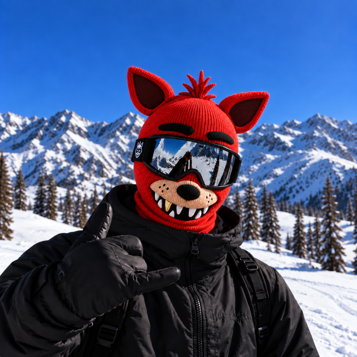 Foxy ski mask